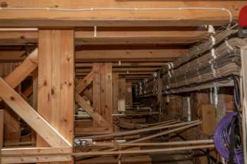 Confidencen, Solna, Sweden: Understage Machinery from Upstage Right