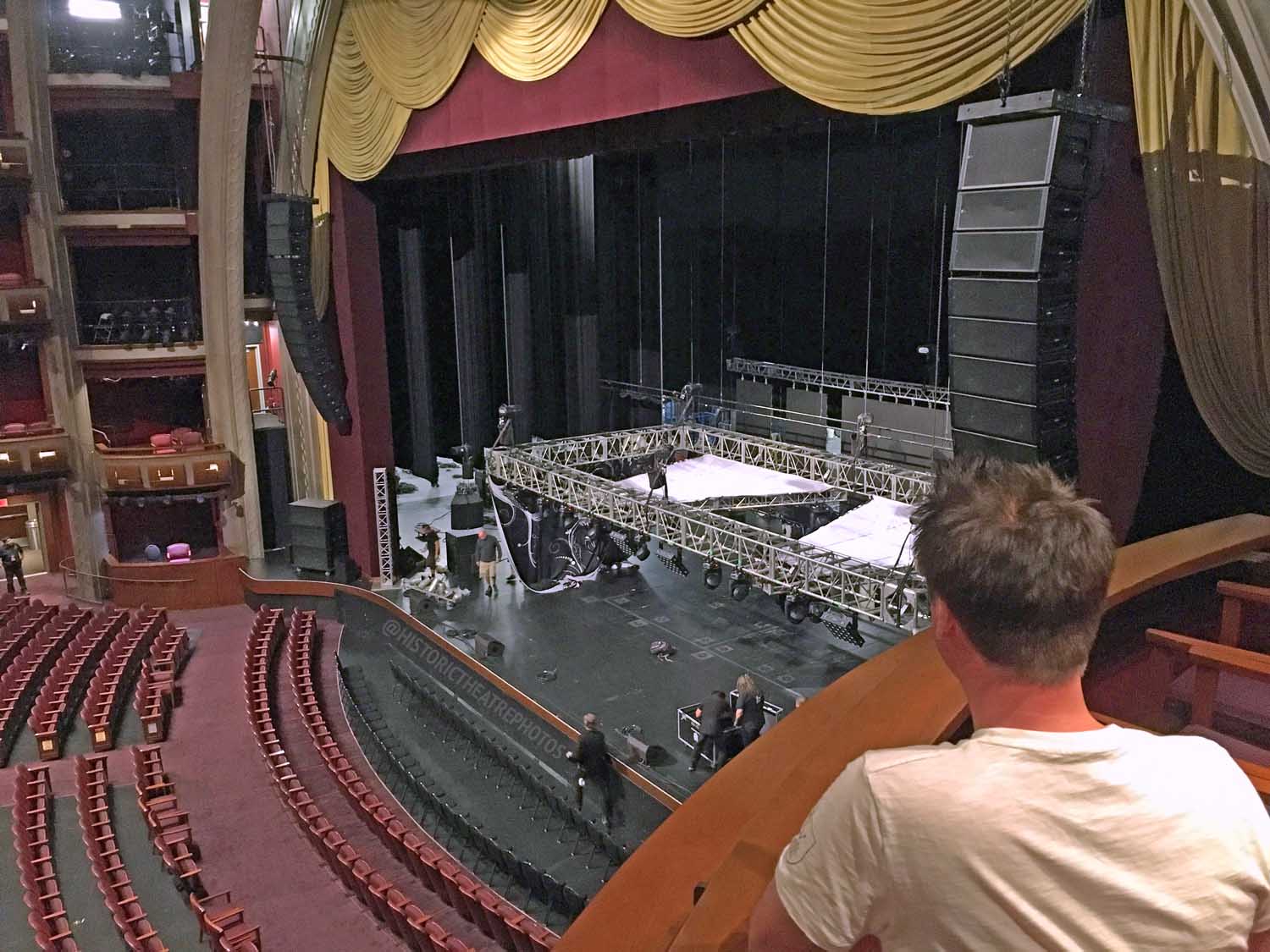 Dolby Theatre, Hollywood: Stage from Auditorium Box House Right