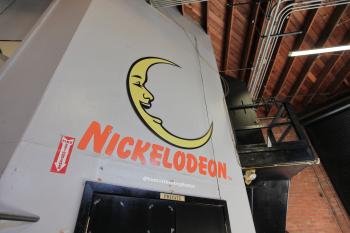 Earl Carroll Theatre, Hollywood: Nickelodeon logo in Scene Shop