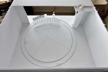 Earl Carroll Theatre, Hollywood: Theatre model from above rear
