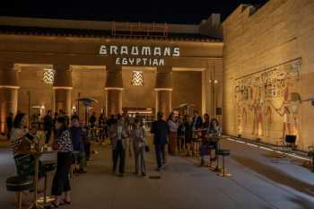 Egyptian Theatre, Hollywood, Los Angeles: Hollywood: Forecourt at Pre--Opening Reception