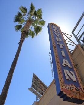 Egyptian Theatre, Hollywood: Blade Sign on Hollywood Blvd
