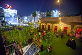 Fonda Theatre, Hollywood: Roof Terrace from South