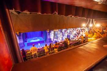 Fonda Theatre, Hollywood: VIP Booth view to Auditorium