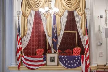 Ford’s Theatre, Washington DC: Presidential Box Closeup