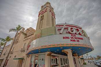 Fox Theater Bakersfield: Marquee And Clock Tower