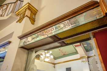 Fox Theater Bakersfield: Concessions Stand Backing Closeup