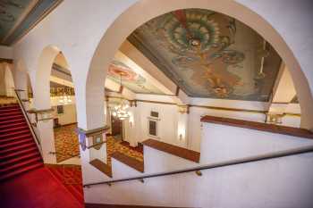 Fox Theater Bakersfield: Lobby Stairs From Mezzanine