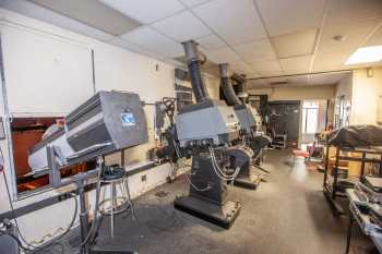 Fox Theater Bakersfield: Projection Booth From Left Side