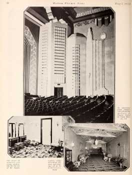 3-page photo feature, as printed in the 3rd May 1930 edition of <i>Motion Picture News</i> (9.8MB PDF)
