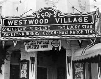 The theatre in 1938, running “My Lucky Star”, courtesy <i>Los Angeles Public Library</i> (JPG)