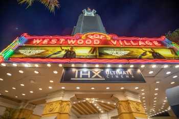 Directors Village Theatre, Westwood, Los Angeles: Greater Metropolitan Area: Marquee Closeup