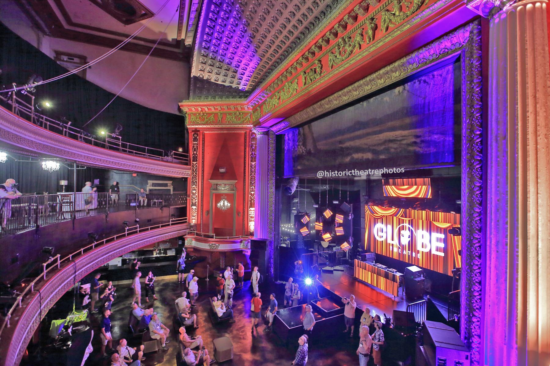 Globe Theatre, Los Angeles: View from Balcony right