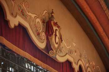 Granada Theatre, Santa Barbara, California (outside Los Angeles and San Francisco): Proscenium Valance from side, showing fullness