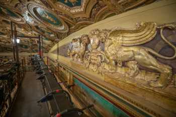 Hanna Theatre, Cleveland: Proscenium closeup from advance lighting rig