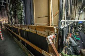Her Majesty’s Theatre: Bridge to Stage Left Fly Floor at rear of Stage