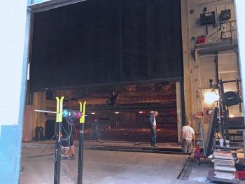 Hudson Theatre, New York: Stage from Dock Door