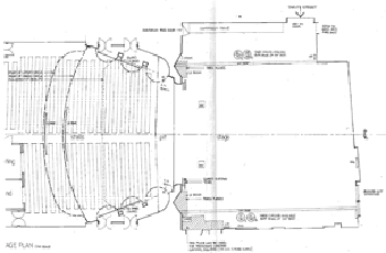Auditorium and Stage Plan, probably dates to 1985 (100KB PDF)