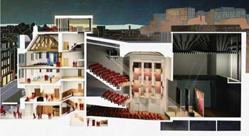 Redevelopment Visualization (© Capital Theatres / Bennetts Associates)