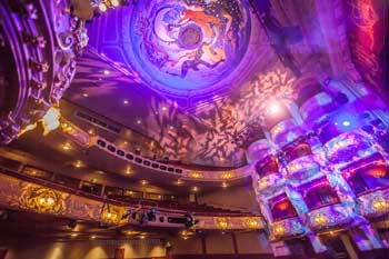King’s Theatre, Edinburgh: Pantomime 2017-18 Preset and Ceiling from Stalls