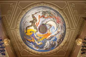 King’s Theatre, Edinburgh, United Kingdom: outside London: Ceiling Dome from Stalls (main floor)