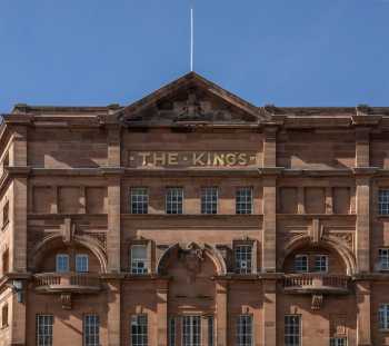 King’s Theatre, Glasgow, United Kingdom: outside London: Embank Street façade closeup