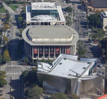 Los Angeles Music Center, Los Angeles: The Music Center as seen from US Bank Tower