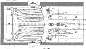 Orchestra/Stalls Level Building Plan, courtesy Broadway Theatre Group (1.8MB PDF)
