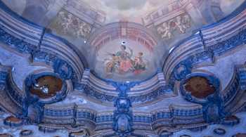 Los Angeles Theatre, Los Angeles: Downtown: Ceiling Mural Closeup