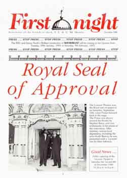 “First Night” (December 1990) newsletter of the friends of the Lyceum Theatre (5.1MB PDF)