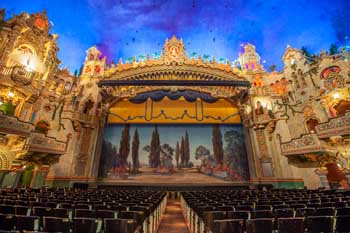 Majestic Theatre, San Antonio: Fire Curtain From Orchestra Center