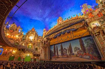 Majestic Theatre, San Antonio: Fire Curtain From Orchestra Right
