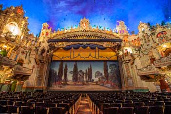 Majestic Theatre, San Antonio: Fire Curtain From Orchestra