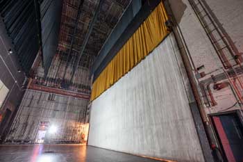 Majestic Theatre, San Antonio: Fire Curtain Reverse Side From Stage