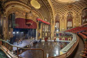 Renovated auditorium showing tiered open plan main floor