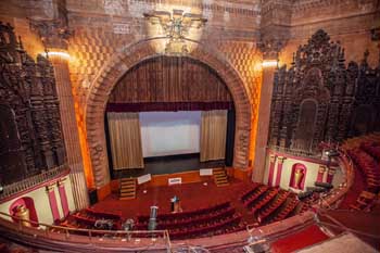 Million Dollar Theatre, Los Angeles: Auditorium from above Projection Booth