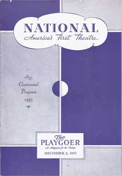 2nd December 1935 Centennial Program, courtesy <i>National Theatre Washington DC</i> (3.1MB PDF)