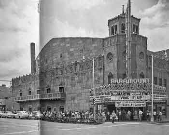 The theatre in 1954 as the Paramount Theater, courtesy Kelly Beaton (JPG)