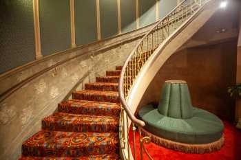 Orpheum Theatre, Phoenix: Peacock Staircase rising from the Basement Lounge
