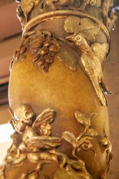 Orpheum Theatre, Phoenix: Decorated Solomonic (corkscrew) Column featuring birds suggestive of a phoenix