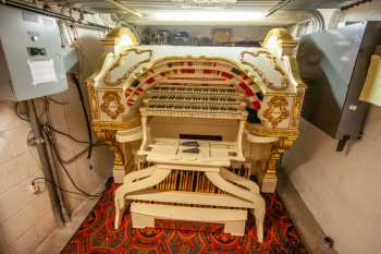 Orpheum Theatre, Phoenix: Organ Console in storage space under Stage