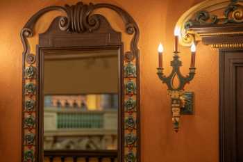 Orpheum Theatre, Wichita, American Midwest (outside Chicago): Lobby Mirror Closeup