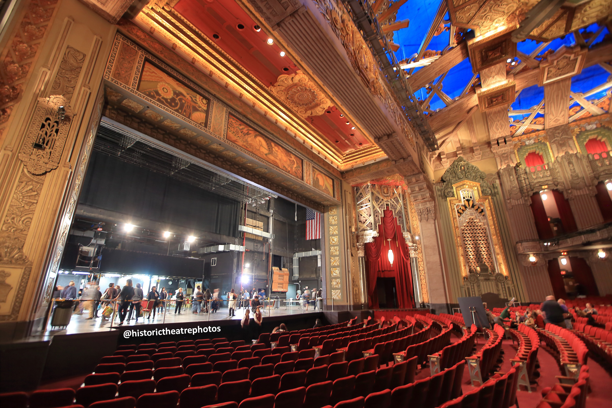 Pantages Theatre, Hollywood: Orchestra from Left
