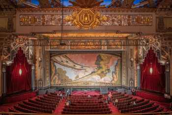 Pantages Theatre, Hollywood: Fire Curtain from Balcony