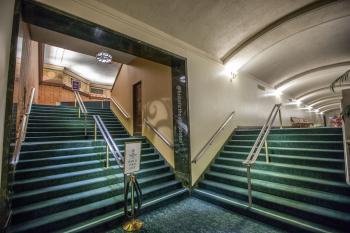 Pasadena Civic Auditorium: Balcony Lobby stair House left