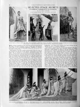 “California Southland” (November 1925) focusing on wardrobe and makeup design; held by the California State Library and scanned online by the Internet Archive (1 page; 1.1MB PDF)