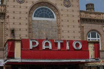 Patio Theater, Chicago, Chicago: Marquee Closeup