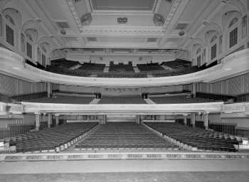 Auditorium from Stage as photographed on 7th December 1973, courtesy of <i>Canmore</i>, from an original at https://canmore.org.uk/collection/910733 (JPG)