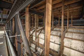 Edinburgh Playhouse, United Kingdom: outside London: Auditorium Attic, at side of central coffered auditorium ceiling looking from the House Right side