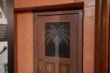 Plaza Theatre, Palm Springs, California (outside Los Angeles and San Francisco): Lobby Door Closeup